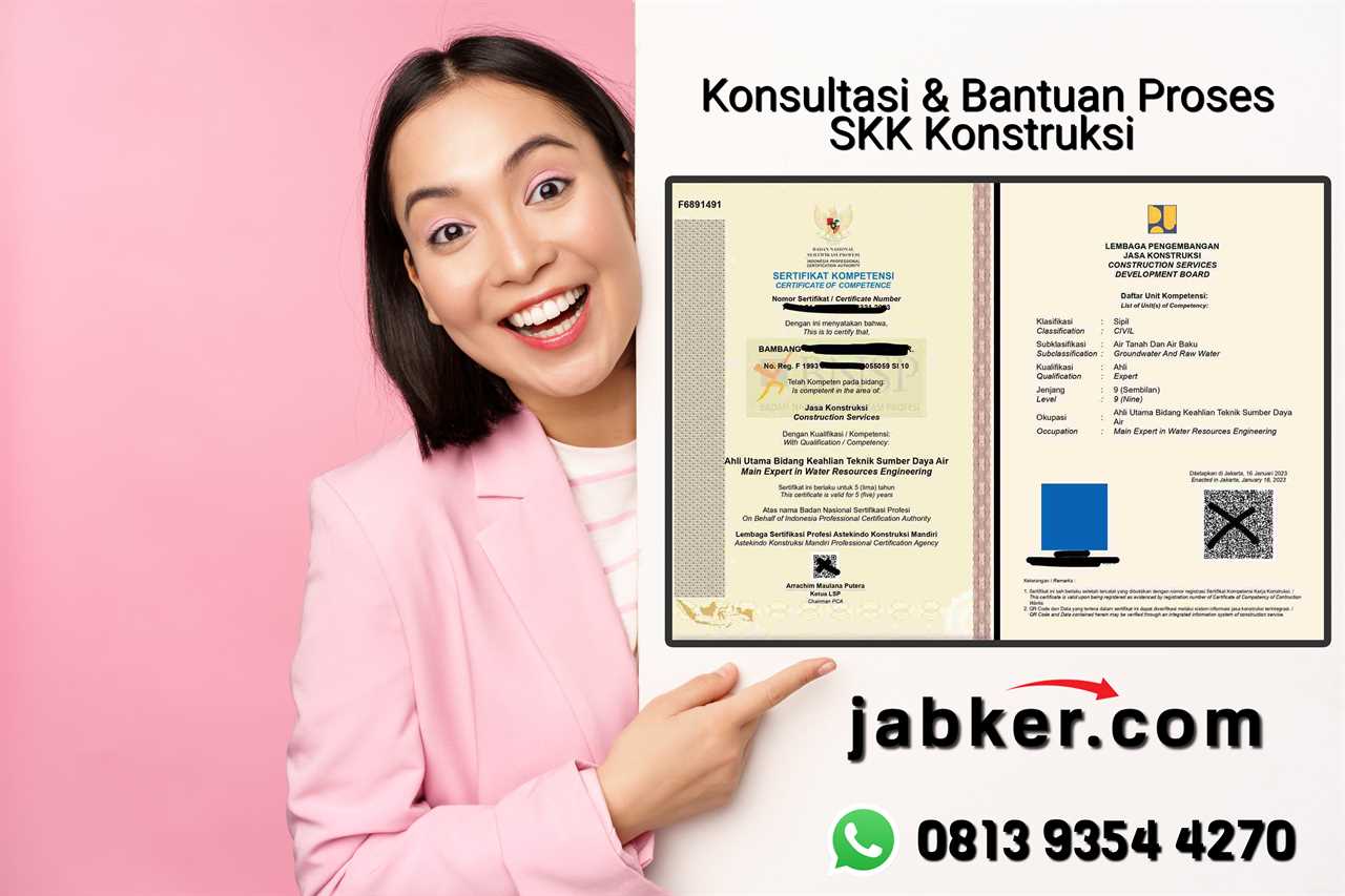 SKK Konstruksi Jabatan Kerja Ahli Kontrak Kerja Konstruksi SKK Konstruksi Jabatan Kerja Ahli Kontrak Kerja Konstruksi